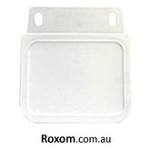 Mud Flap PVC White - Roxom Boat trailer Parts